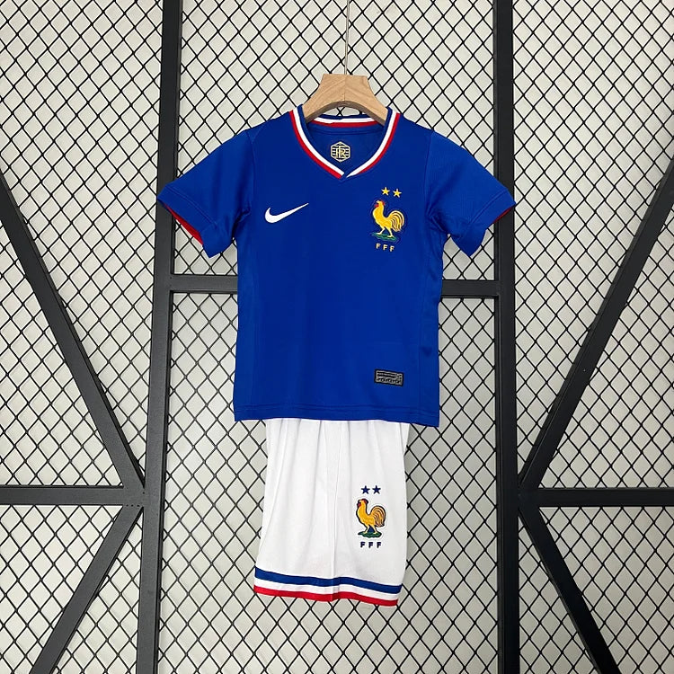 Maillot et short France Domicile enfant Euro 2024