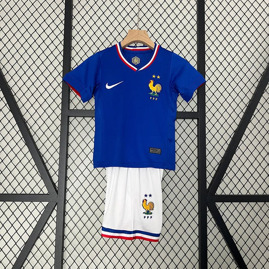 Maillot et short France Domicile enfant Euro 2024