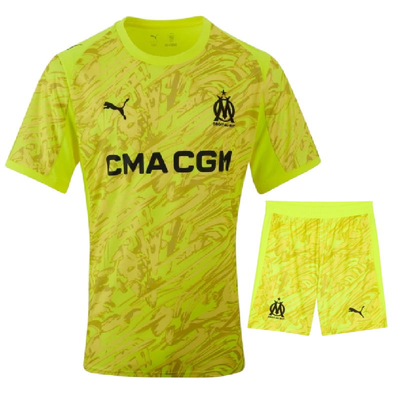 Kit Gardien Marseille jaune 2025/2026