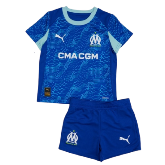 Maillot et short Marseille enfant Third 2025-2026