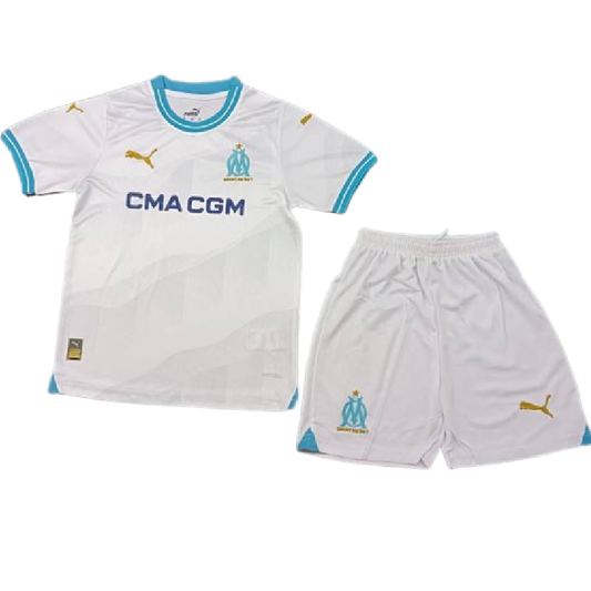 Maillot et short Marseille enfant 2023-2024